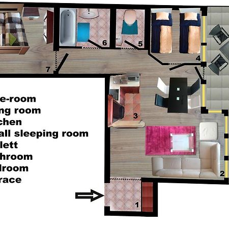 Merry&Car - Huge Balcony + Living Room + 2Br Budapest Bagian luar foto